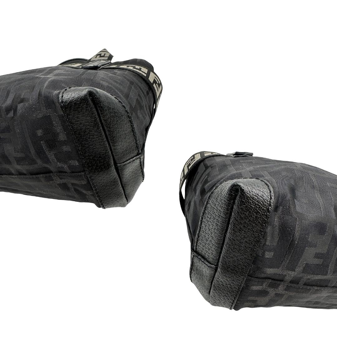 Mini Tote Fendi Zucca nera