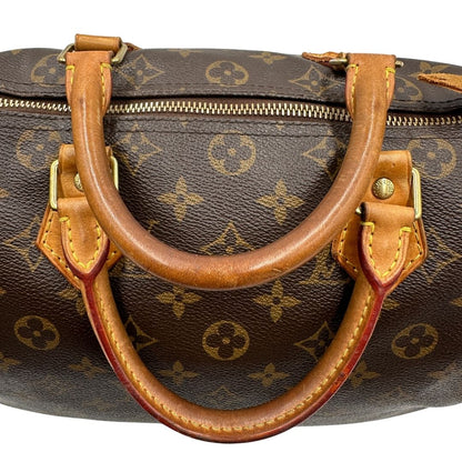 manici  Bauletto Speedy 30 LV in canvas marrone monogram