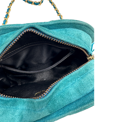 Borsa Chanel Suede Coco Mark Fringe