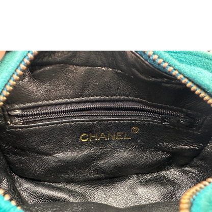 Borsa Chanel Suede Coco Mark Fringe