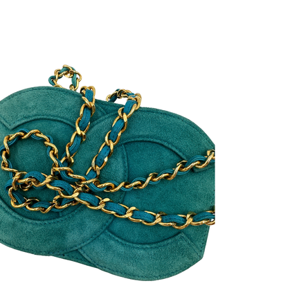Borsa Chanel Suede Coco Mark Fringe