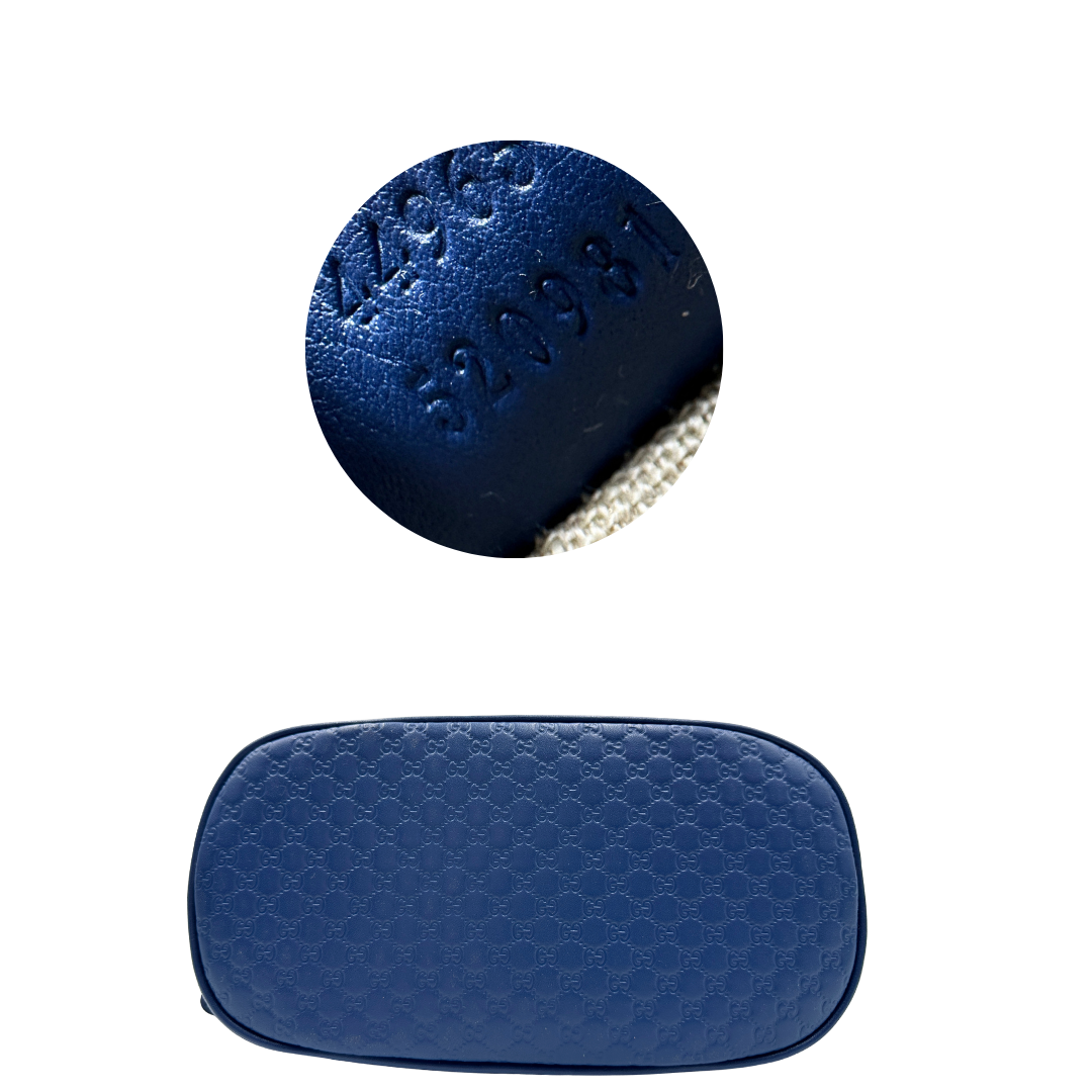 Borsa Gucci Dôme blu cobalto