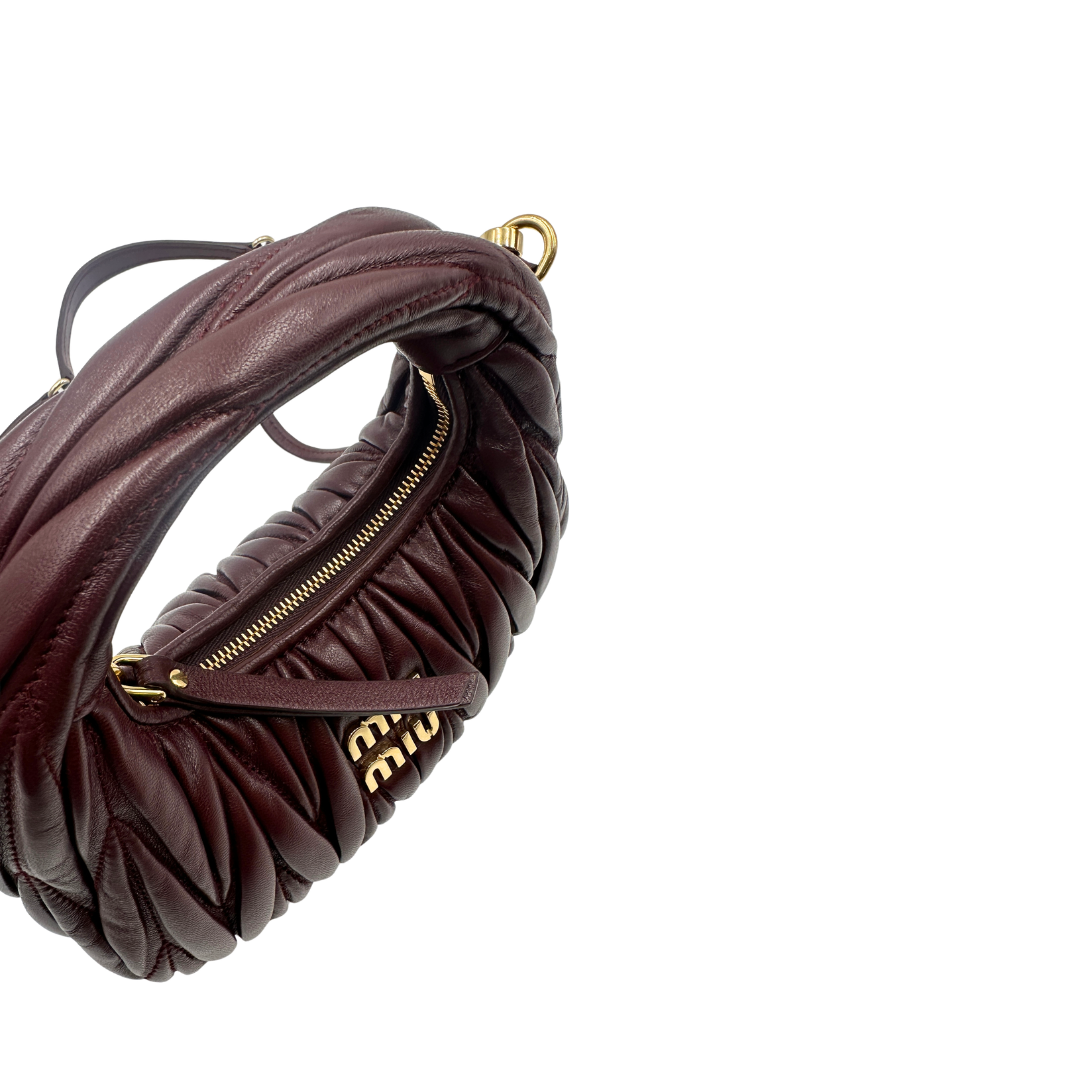 Borsa Miu Miu Wander matelassé Small