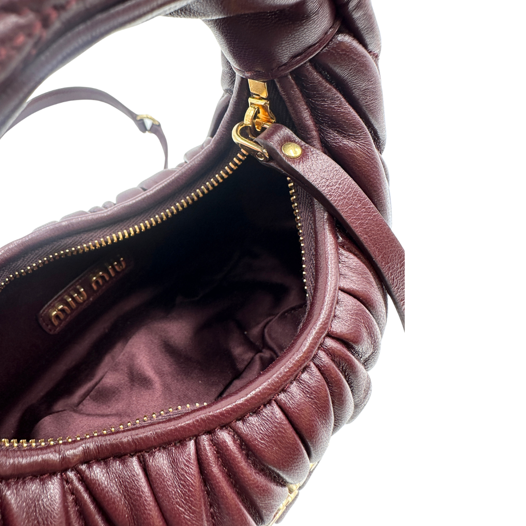 Borsa Miu Miu Wander matelassé Small