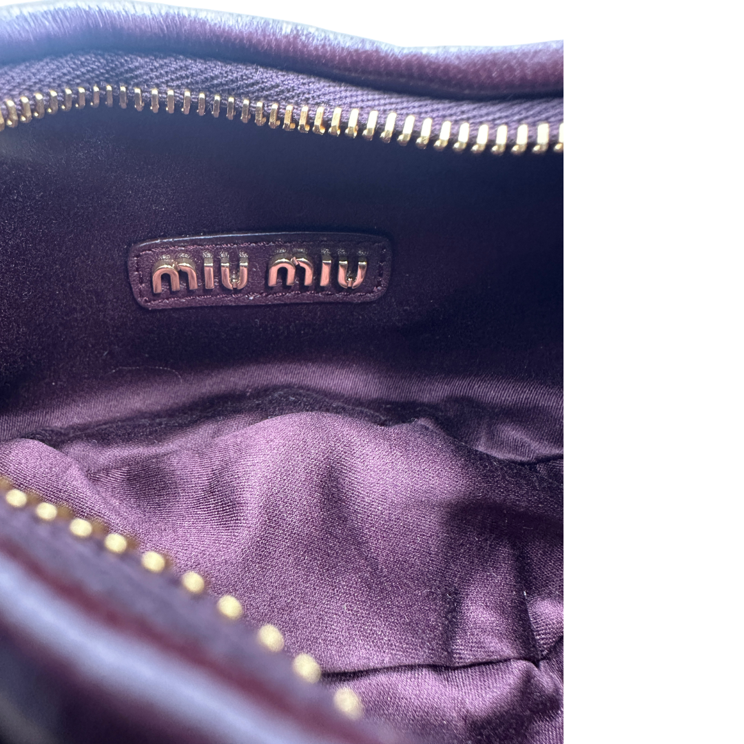 Borsa Miu Miu Wander matelassé Small