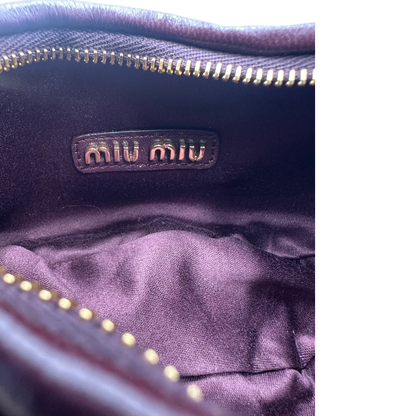 Borsa Miu Miu Wander matelassé Small
