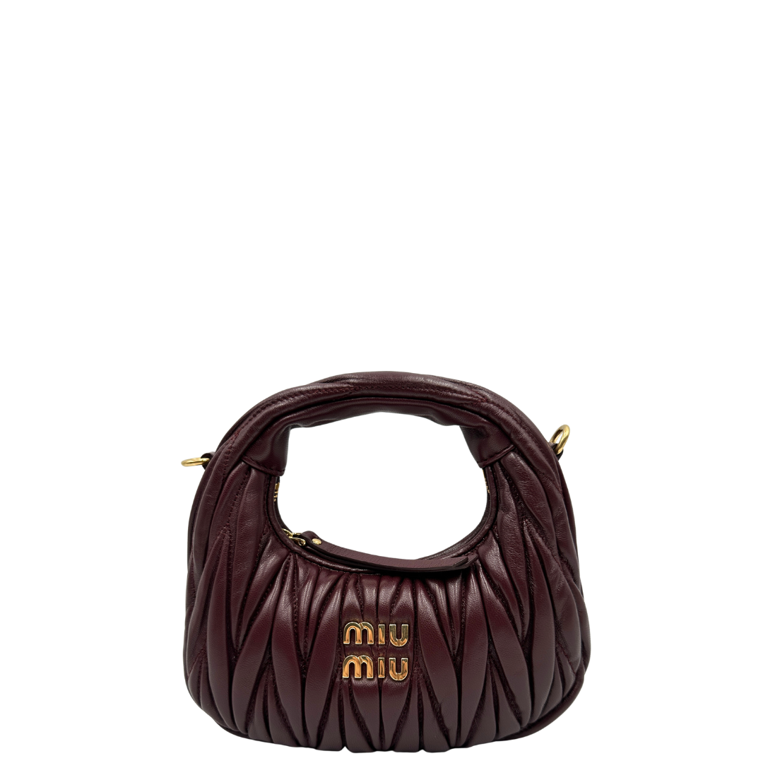 Borsa Miu Miu Wander matelassé Small
