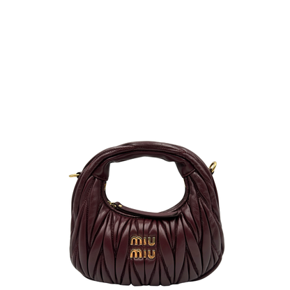 Borsa Miu Miu Wander matelassé Small