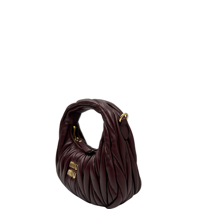 Borsa Miu Miu Wander matelassé Small