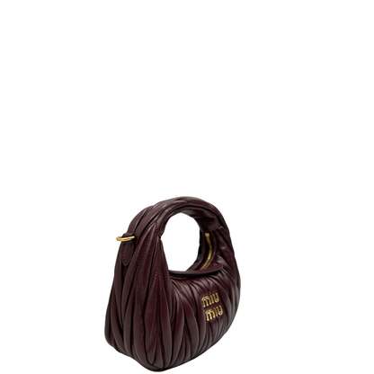 Borsa Miu Miu Wander matelassé Small