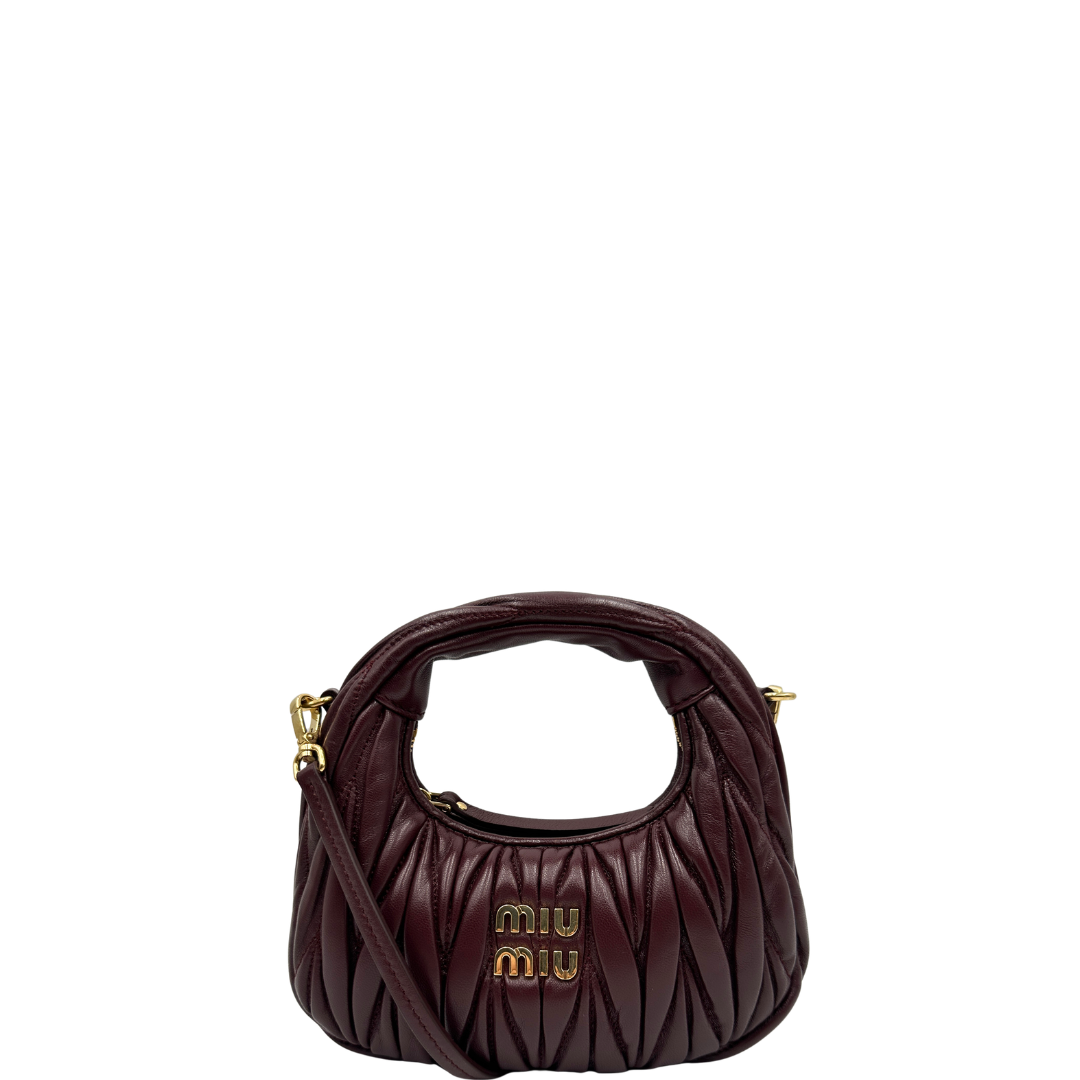 Borsa Miu Miu Wander matelassé Small