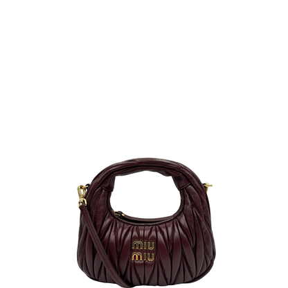 Borsa Miu Miu Wander matelassé Small
