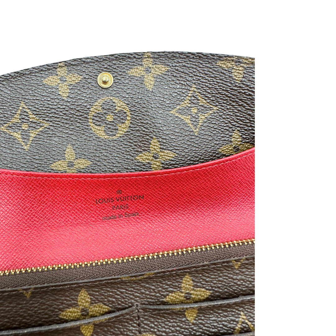 Portafoglio Emilie Louis Vuitton monogram