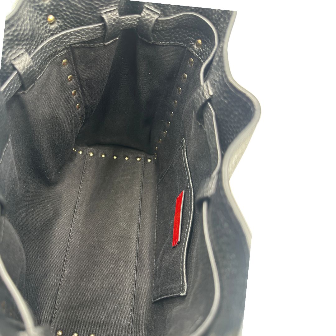 Secchiello Rockstud Valentino Gravani nero