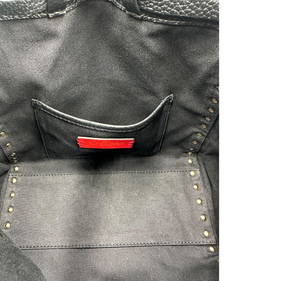 Secchiello Rockstud Valentino Gravani nero