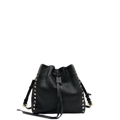 Secchiello Rockstud Valentino Gravani nero