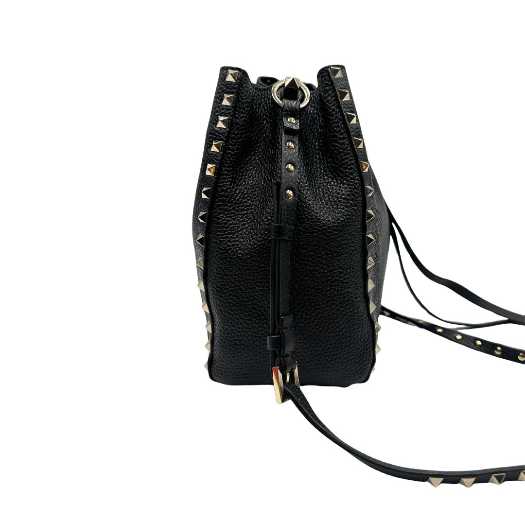 Secchiello Rockstud Valentino Gravani nero