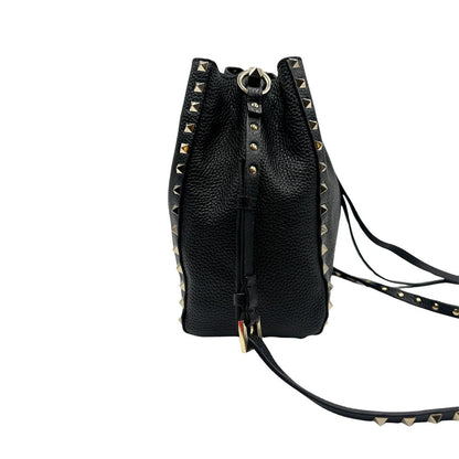 Secchiello Rockstud Valentino Gravani nero