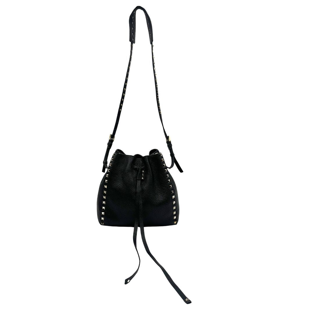 Secchiello Rockstud Valentino Gravani nero