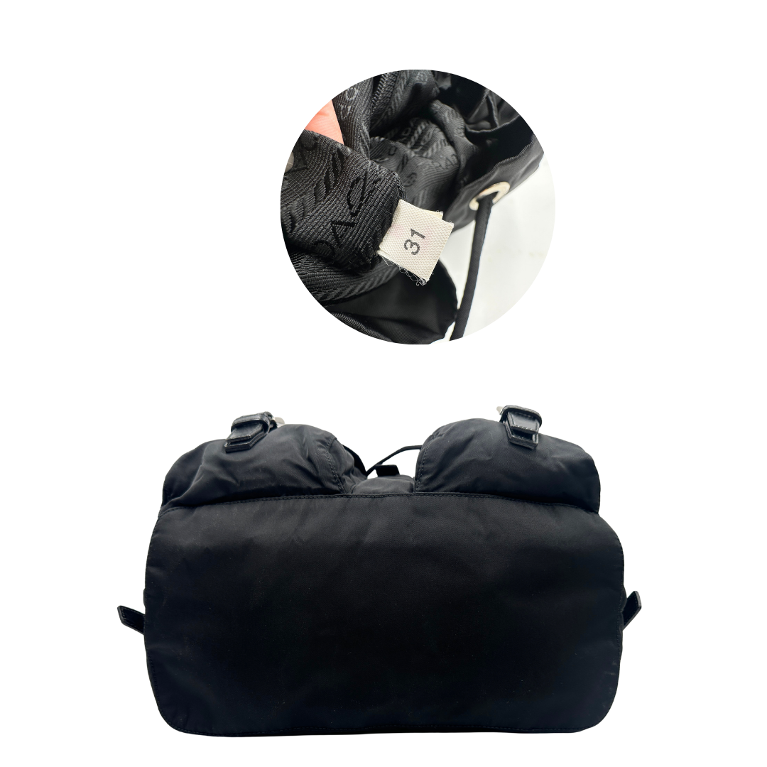 Zaino Prada Nylon nero