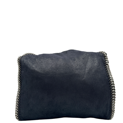 Fold over tote Falabella Stella McCartney blu notte