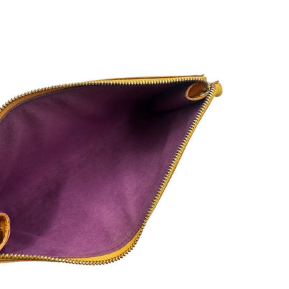 Pochette Accessoires Epi gialla Louis Vuitton