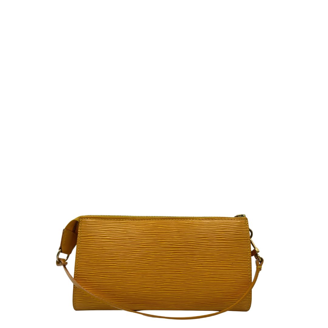Pochette Accessoires Epi gialla Louis Vuitton