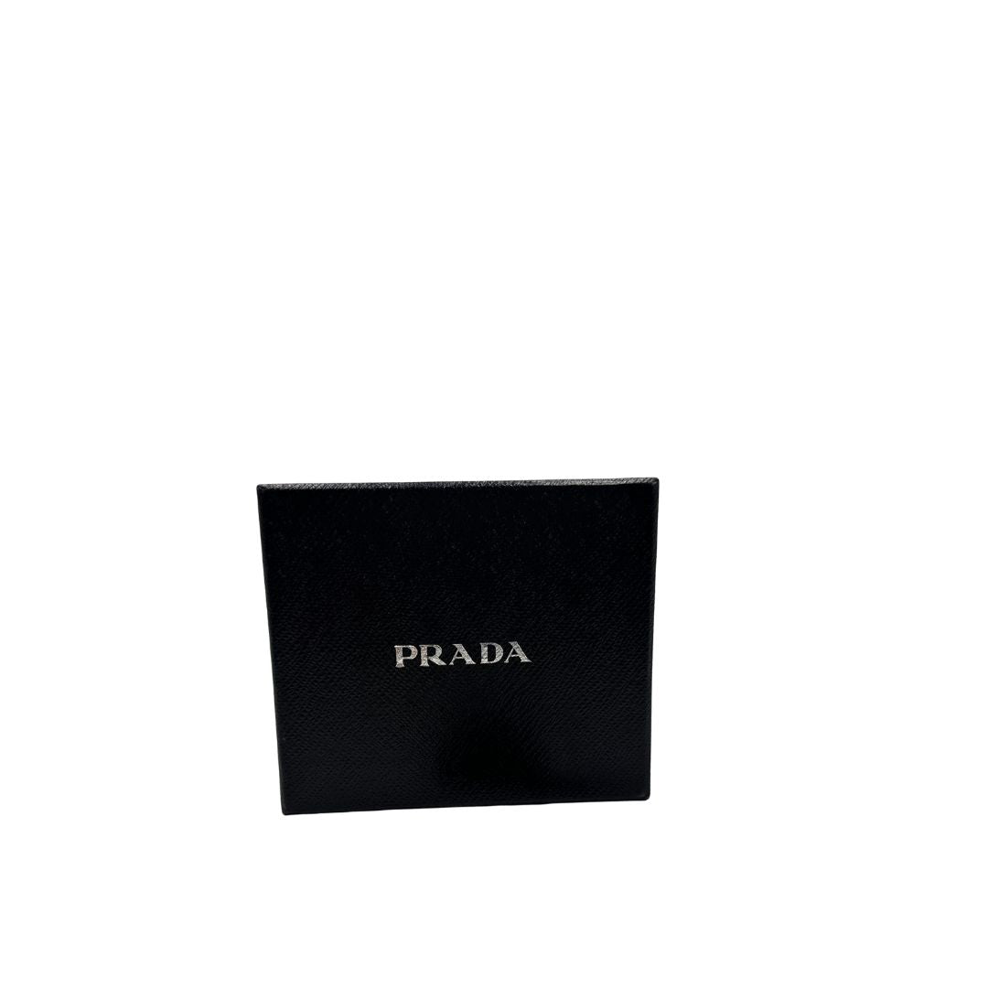 Portafoglio Prada in pelle saffiano blu