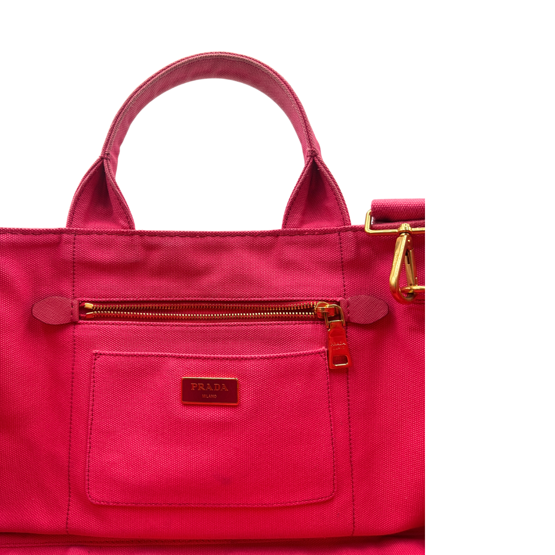 Tote Prada Canapa Peonia