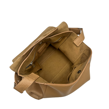 Borsa Orciani Sveva cammello grande