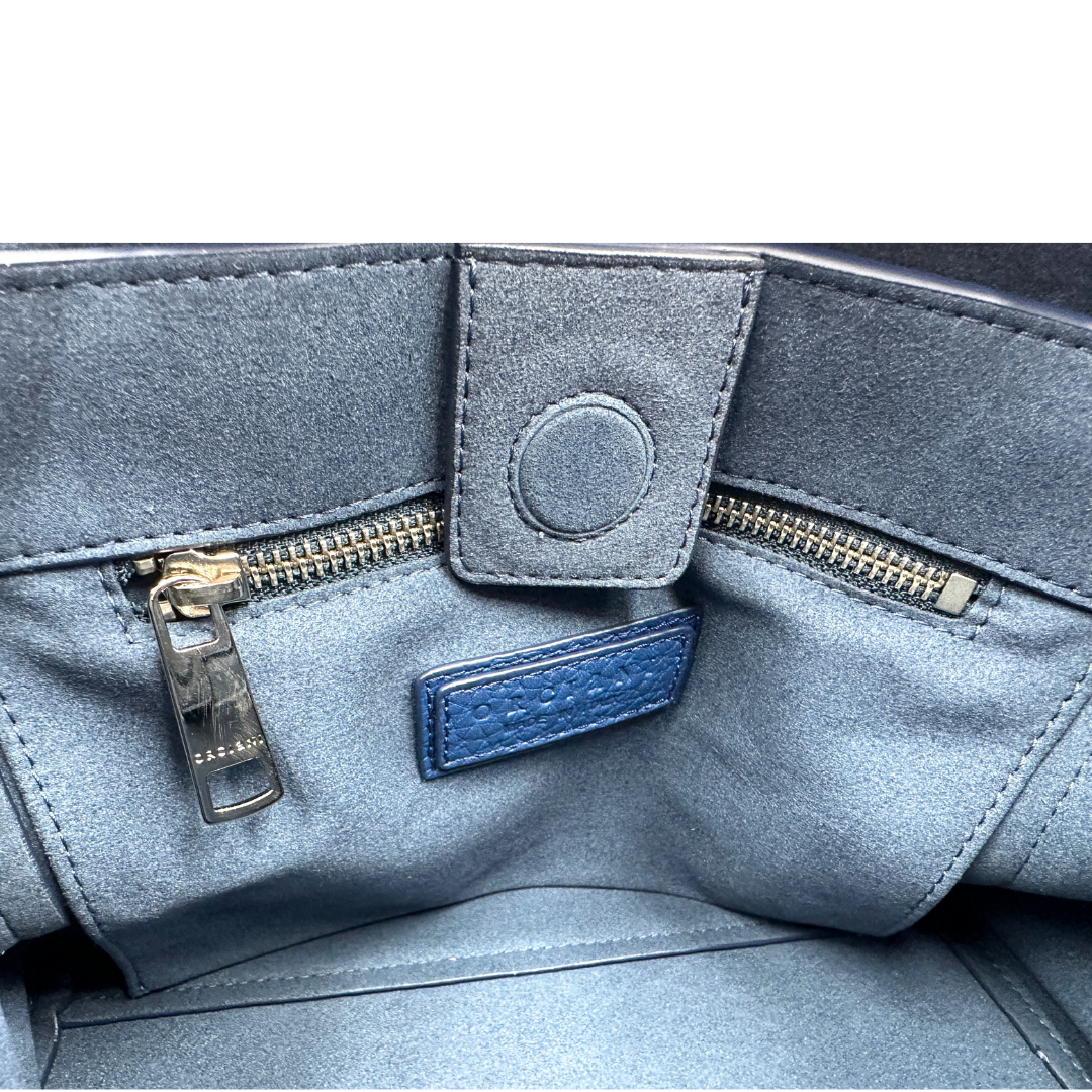 Borsa Orciani Sveva Soft piccola blu