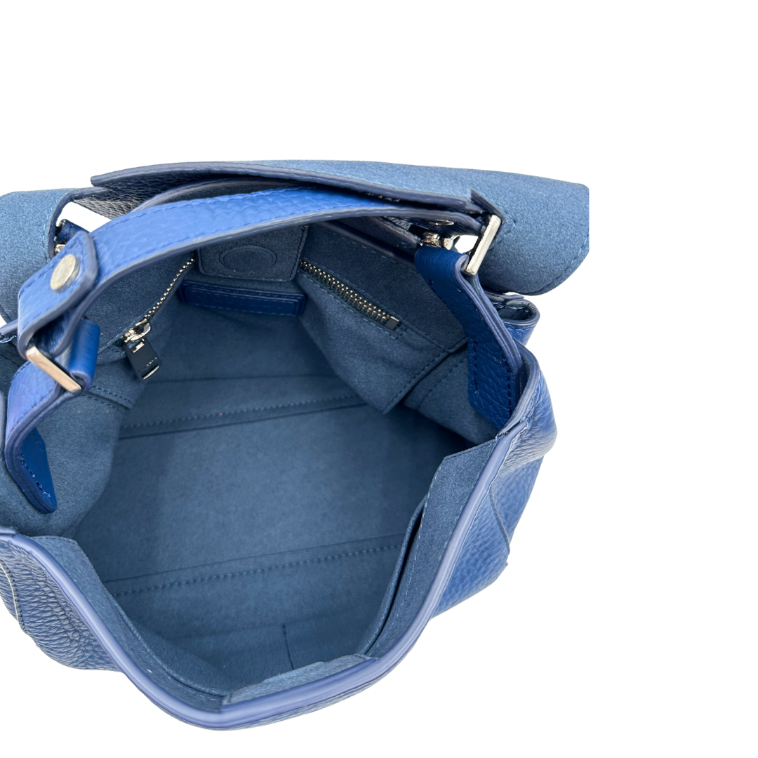 Borsa Orciani Sveva Soft piccola blu
