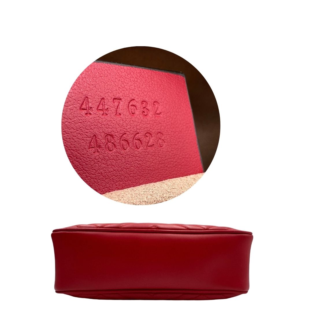 Camera Bag Gucci Marmont misura piccola rossa