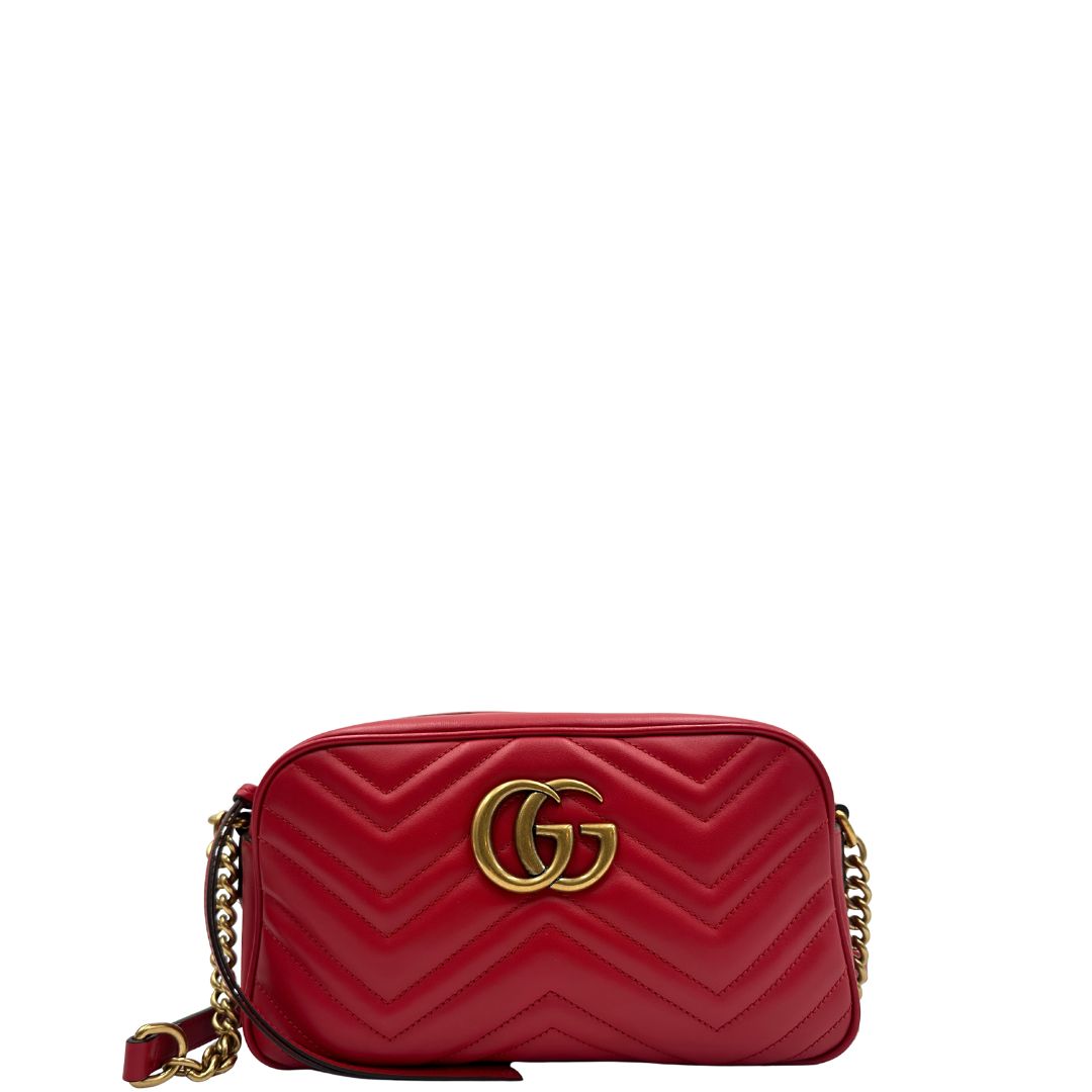 Camera Bag Gucci Marmont misura piccola rossa