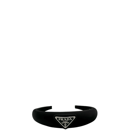 Cerchietto Prada nylon nero