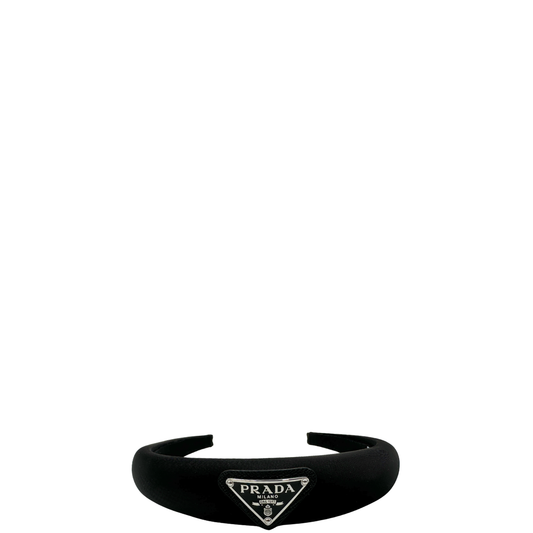 Cerchietto Prada nylon nero