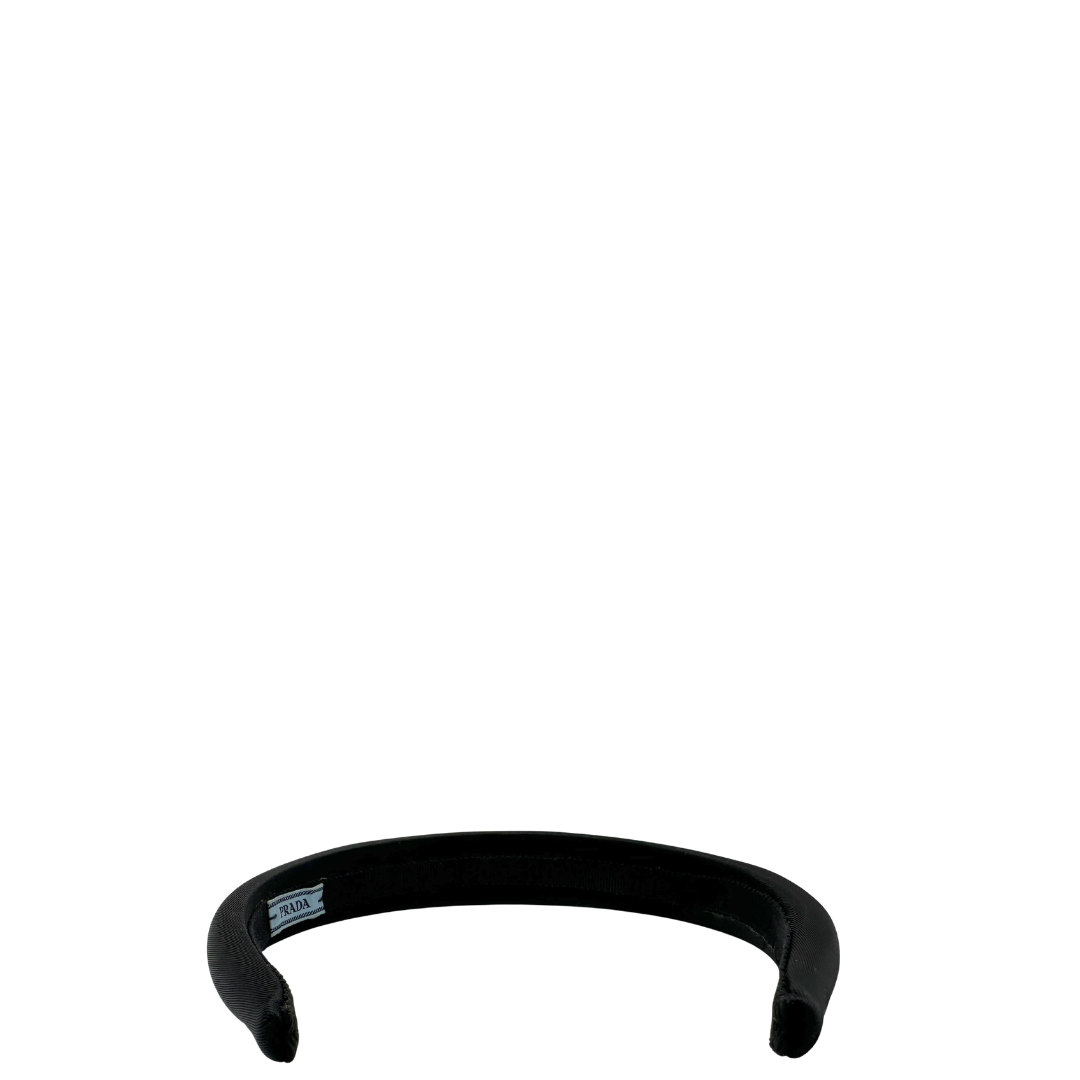 Cerchietto Prada nylon nero