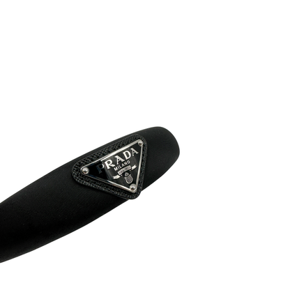 Cerchietto Prada nylon nero