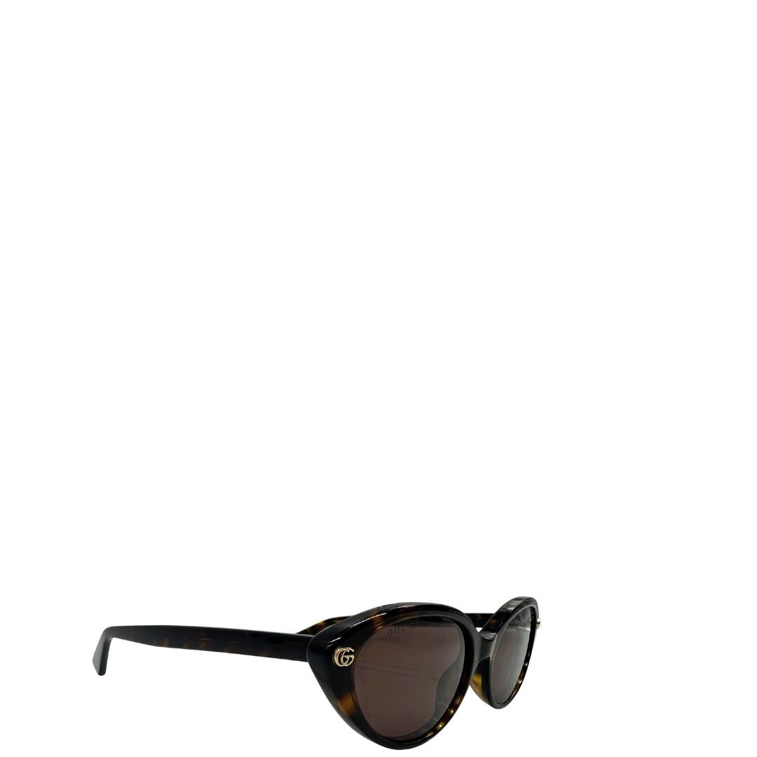 Occhiali da sole Gucci Emblem marroni