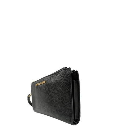 Portafoglio Michael Kors Jet Set double zip nera