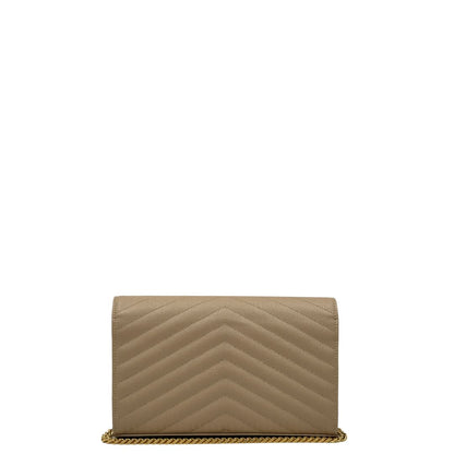 Pochette Envelope Cassandre Saint Laurent Beige