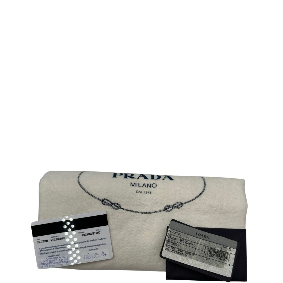 Tote Prada blu
