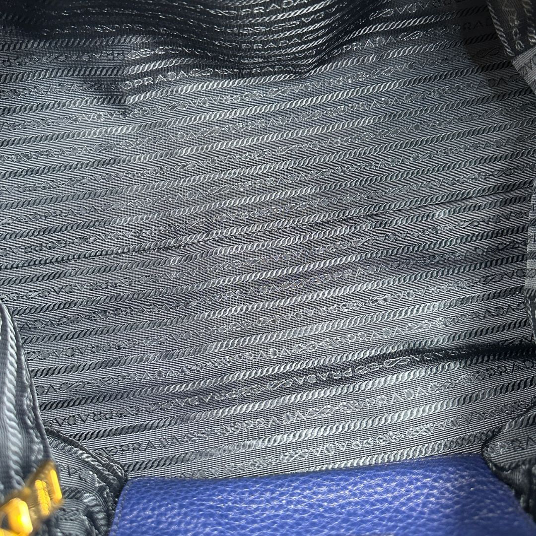 Tote Prada blu