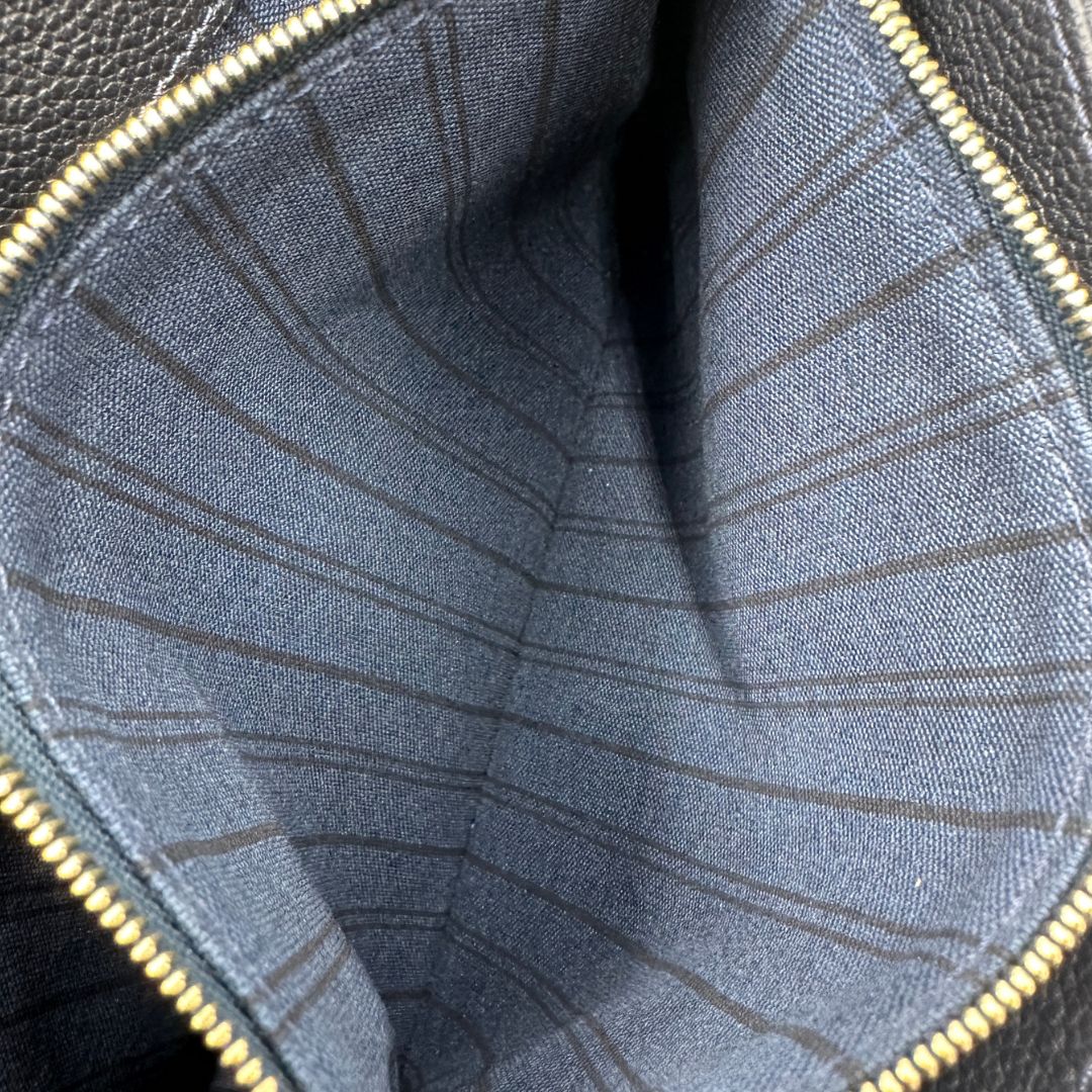 interno Borsa LV Fascinante in pelle blu