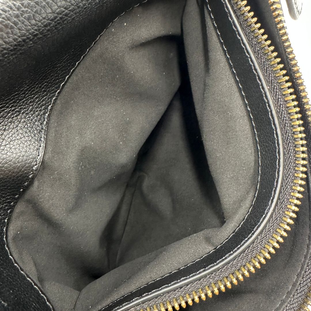 interno Borsa Pinko Love Go-Round Soft Bubbles in pelle nera 