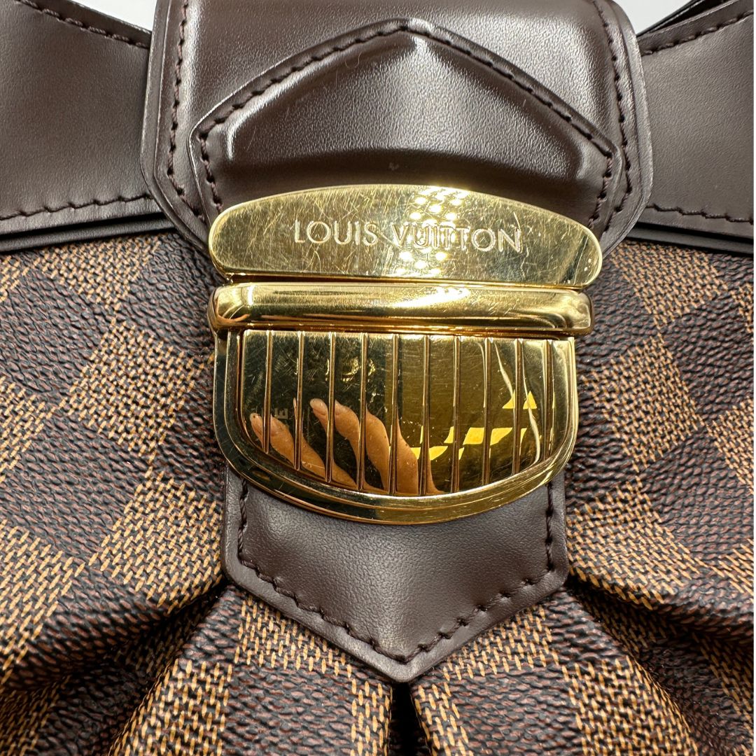 Borsa LV Sistina Damier Ébène