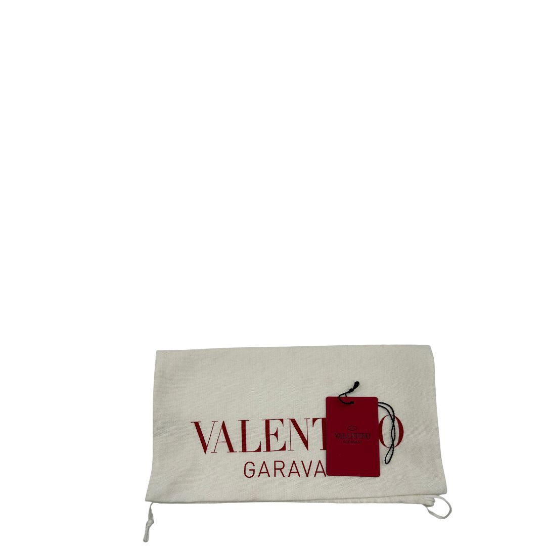 dustbag  Borsa VG in pelle rossa con parti metalliche dorate