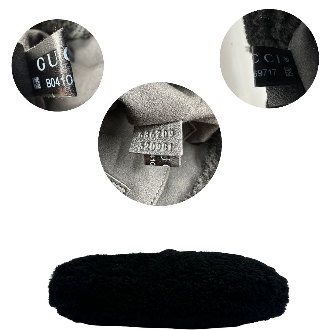 Borsa Gucci Jackie shearling