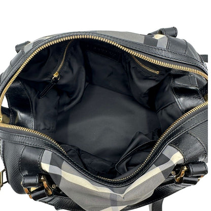 interno Borsa Burberry in pelle nera