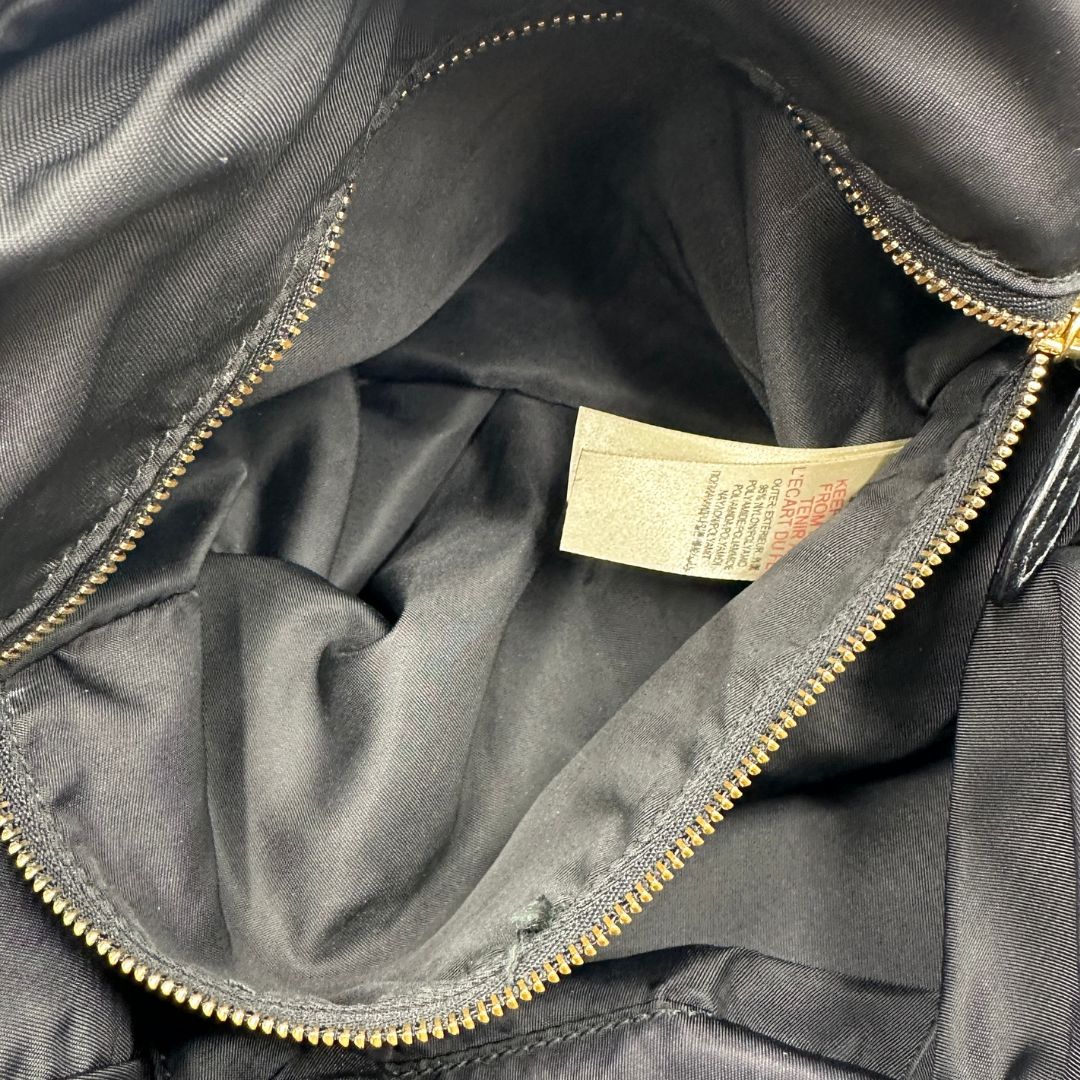 interno Borsa Burberry in pelle nera